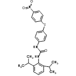 CAS 登录号：228544-65-8， 1-(2,6-二异丙基苯基)-3-{4-[(4-硝基苯基)硫基]苯基}脲