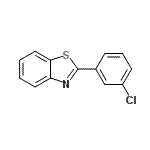CAS#: 22868-31-1, 2-(3-Chlorophenyl)-1,3-Benzothiazole