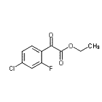 CAS 登录号：228998-72-9， 乙基(4-氯-2-氟苯基)(氧代)乙酸酯