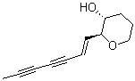 CAS 登录号：2294-61-3， (2S,3R)-2-[(E)-庚-1-烯-3,5-二炔基]四氢吡喃-3-醇