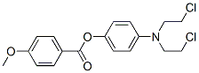 CAS 登录号：22953-57-7， [4-[二(2-氯乙基)氨基]苯基] 4-甲氧基苯甲酸酯