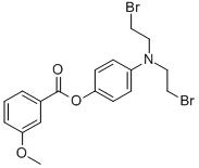 CAS#: 22954-19-4, 4-(Bis(2-Bromoethyl)Amino)Phenol 3-Methoxybenzoate