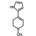 CAS 登录号：229628-56-2， 1-甲基-4-(1H-吡咯-2-基)-1,2,3,6-四氢吡啶