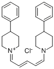 CAS 登录号：22966-89-8， 1-(5-(4-苯基哌啶并)-2,4-戊二烯亚基)-4-苯基哌啶鎓氯化物