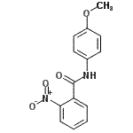 CAS 登录号：22979-83-5， N-(4-甲氧基苯基)-2-硝基苯甲酰胺