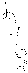 CAS 登录号：23035-93-0， 4-乙酰氧基苯丙酸 (1R,5S)-莨菪烷-3alpha-基酯