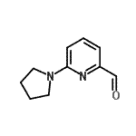 CAS 登录号：230618-24-3， 6-(1-吡咯烷基)-2-吡啶甲醛