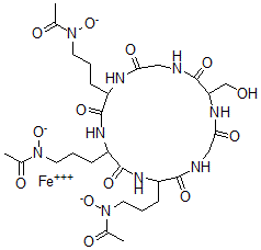 CAS 登录号：23086-46-6， 铁菌素