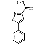 CAS 登录号：23088-52-0， 5-苯基-1,2-恶唑-3-甲酰胺