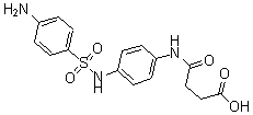 CAS 登录号：23093-94-9， N-[4-(4-氨基苯磺酰基氨基)苯基]琥珀酰胺酸