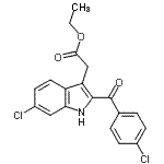 CAS#: 231294-93-2, Ethyl [6-Chloro-2-(4-Chlorobenzoyl)-1H-Indol-3-Yl]Acetate