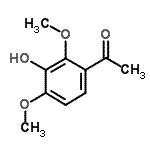 CAS 登录号：23133-83-7， 1-(3-羟基-2,4-二甲氧基苯基)乙酮