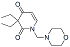 CAS 登录号：23192-94-1， 3,3-二乙基-1-(4-吗啉基甲基)-2,4(1H,3H)-吡啶二酮