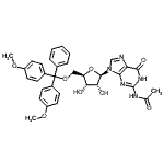 CAS 登录号：231957-27-0， N-乙酰基-5'-O-[二(4-甲氧基苯基)(苯基)甲基]鸟苷