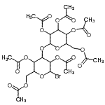 CAS#: 23202-66-6, 2,4,6-Tri-O-Acetyl-3-O-(2,3,4,6-Tetra-O-Acetylhexopyranosyl)Hexopyranosyl Bromide