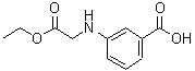 CAS 登录号：23218-94-2， 3-[(2-乙氧基-2-氧代乙基)氨基]苯甲酸