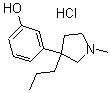 CAS 登录号：2324-94-9， 3-(1-甲基-3-丙基吡咯烷-3-基)苯酚盐酸盐