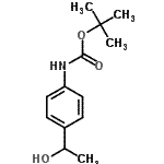 CAS#: 232597-44-3, 2-Methyl-2-Propanyl [4-(1-Hydroxyethyl)Phenyl]Carbamate