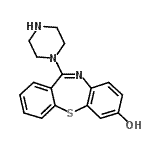 CAS 登录号：232597-73-8， 11-(1-哌嗪基)二苯并[b,f][1,4]硫氮杂卓-7-醇
