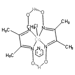 CAS 登录号：23295-32-1， (OC-6-42)-二[[2,3-丁烷二酮二(肟)]]氯(吡啶)钴