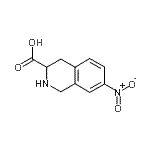 CAS 登录号：233272-36-1， 7-硝基-1,2,3,4-四氢-3-异喹啉羧酸
