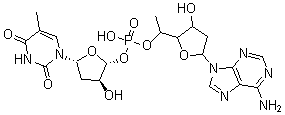 CAS 登录号：23339-47-1， 2'-脱氧腺苷酰-(3'-5')-胸苷