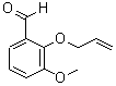 CAS 登录号：23343-06-8， 2-(烯丙氧基)-3-甲氧基苯甲醛