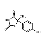 CAS#: 233590-08-4, 5-(4-Hydroxyphenyl)-5-Methyl-1,3-Oxazolidine-2,4-Dione