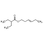 CAS 登录号：233666-04-1， (3E)-3-己烯-1-基2-乙基丁酸酯