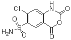 CAS 登录号：23380-53-2， 7-氯-2,4-二氧代-1,4-二氢-2H-3,1-苯并恶嗪-6-磺酰胺
