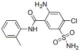 CAS 登录号：23380-54-3， 2-氨基-5-(氨基磺酰基)-4-氯-N-(邻甲苯基)苯甲酰胺