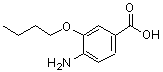 CAS 登录号：23442-22-0， 4-氨基-3-丁氧基苯甲酸