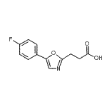 CAS 登录号：23464-94-0， 3-[5-(4-氟苯基)-1,3-恶唑-2-基]丙酸