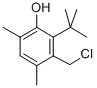 CAS 登录号：23500-79-0， 2-(叔丁基)-3-氯甲基-4,6-二甲基苯酚