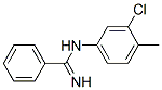 CAS 登录号：23557-79-1， N-(3-氯对甲苯基)苯甲脒
