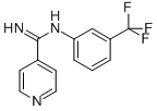 CAS 登录号：23565-12-0， N-[3-(三氟甲基)苯基]-4-吡啶甲脒