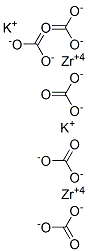 CAS 登录号：23570-56-1， 碳酸钾锆盐