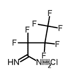 CAS#: 2358-53-4, 2,2,3,3,4,4,4-Heptafluorobutanimidamide Hydrochloride (1:1)