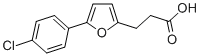 CAS 登录号：23589-02-8， 3-[5-(4-氯-苯基)-呋喃-2-基]-丙酸