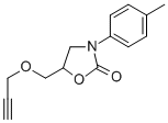 CAS 登录号：23598-50-7， 3-(4-甲基苯基)-5-[(2-丙炔基氧基)甲基]-2-恶唑烷酮