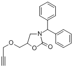 CAS#: 23598-58-5, 3-(Diphenylmethyl)-5-[(2-Propynyloxy)Methyl]-2-Oxazolidinone