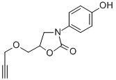 CAS 登录号：23598-59-6， 3-(4-羟基苯基)-5-[(2-丙炔基氧基)甲基]-2-恶唑烷酮