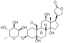 CAS#: 23605-05-2, 3beta-[(6-Deoxy-beta-D-Gulopyranosyl)Oxy]-5,12beta,14-Trihydroxy-19-Oxo-5beta-Card-20(22)-Enolide