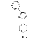 CAS#: 2362-58-5, 4-(4-Methylphenyl)-2-Phenyl-1,3-Thiazole