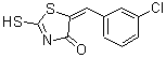 CAS#: 23622-20-0, (5E)-5-(3-Chlorobenzylidene)-2-Sulfanyl-1,3-Thiazol-4(5H)-One