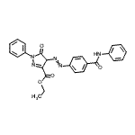 CAS#: 23622-57-3, Ethyl 5-Oxo-1-Phenyl-4-{[4-(Phenylcarbamoyl)Phenyl]Diazenyl}-4,5-Dihydro-1H-Pyrazole-3-Carboxylate