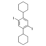 CAS#: 236407-24-2, 1,4-Dicyclohexyl-2,5-Diiodobenzene