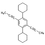 CAS#: 236407-35-5, 1,4-Dicyclohexyl-2,5-Di(1-Propyn-1-Yl)Benzene