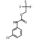 CAS 登录号：2366-82-7， 2,2,2-三氟乙基(3-氯苯基)氨基甲酸酯