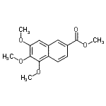 CAS 登录号：23673-53-2， 甲基5,6,7-三甲氧基-2-萘甲酸酯